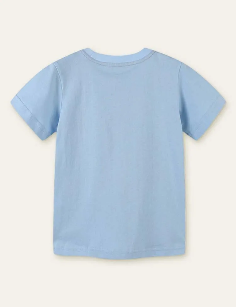 Rocket Printed T-shirt - Image 2