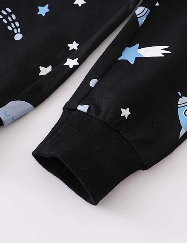 Rocket Star Printed Sweatpants - Image 4