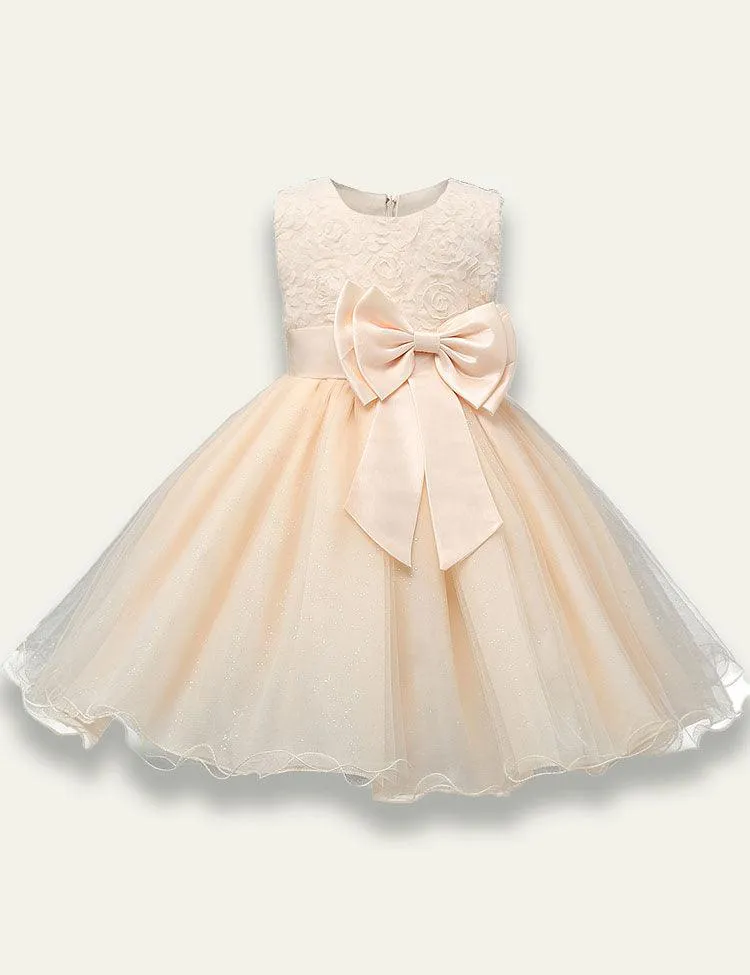 Rose Bow Party Dress - Image 6