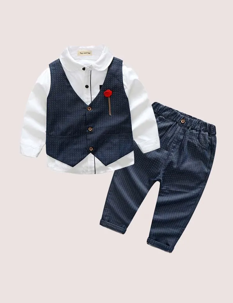 Rose Vest Party Suit - Image 6