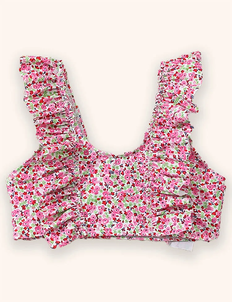 Ruffle Edge Floral Swimsuit - Image 3