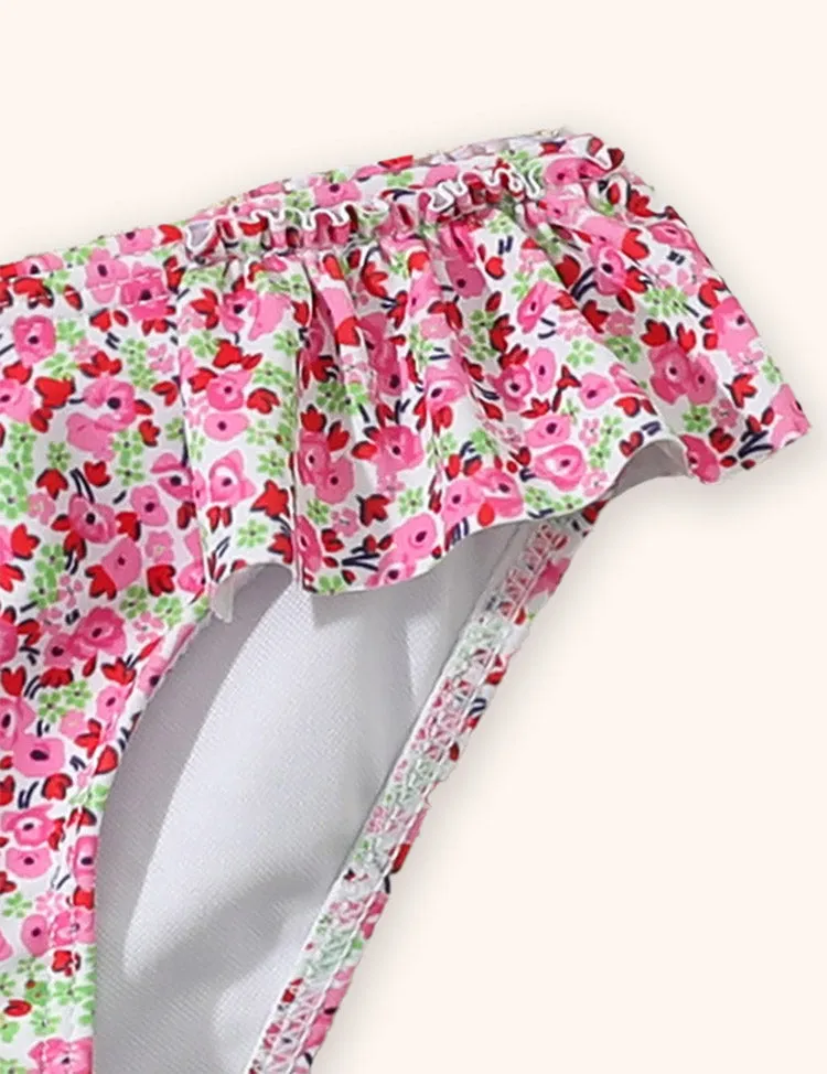 Ruffle Edge Floral Swimsuit - Image 4