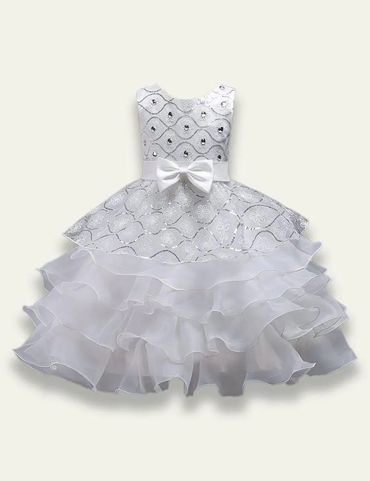 Ruffled Bow Party Dress - Image 5