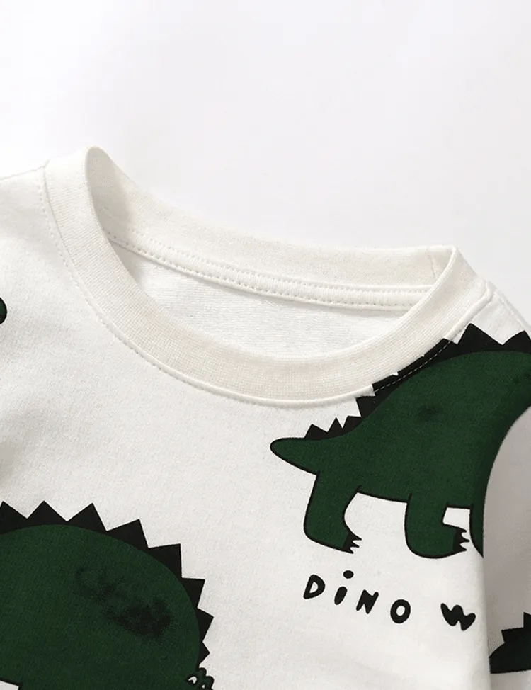 Sabertooth Dragon Printed Sweatshirt - Image 4