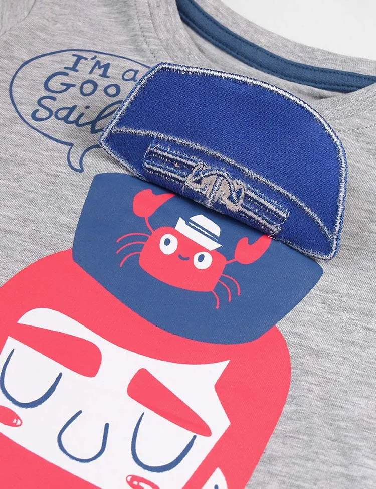 Sailor Short Sleeve T-Shirt and Shorts Set - Image 2