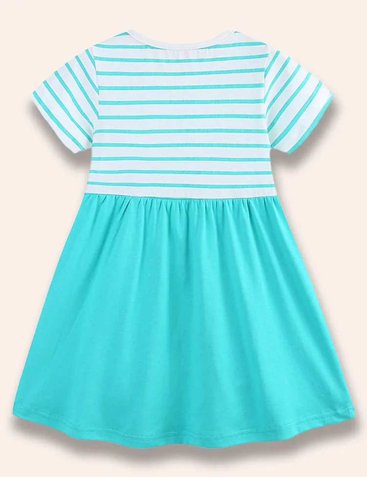 Sea World Animal Appliqué Dress - Image 3