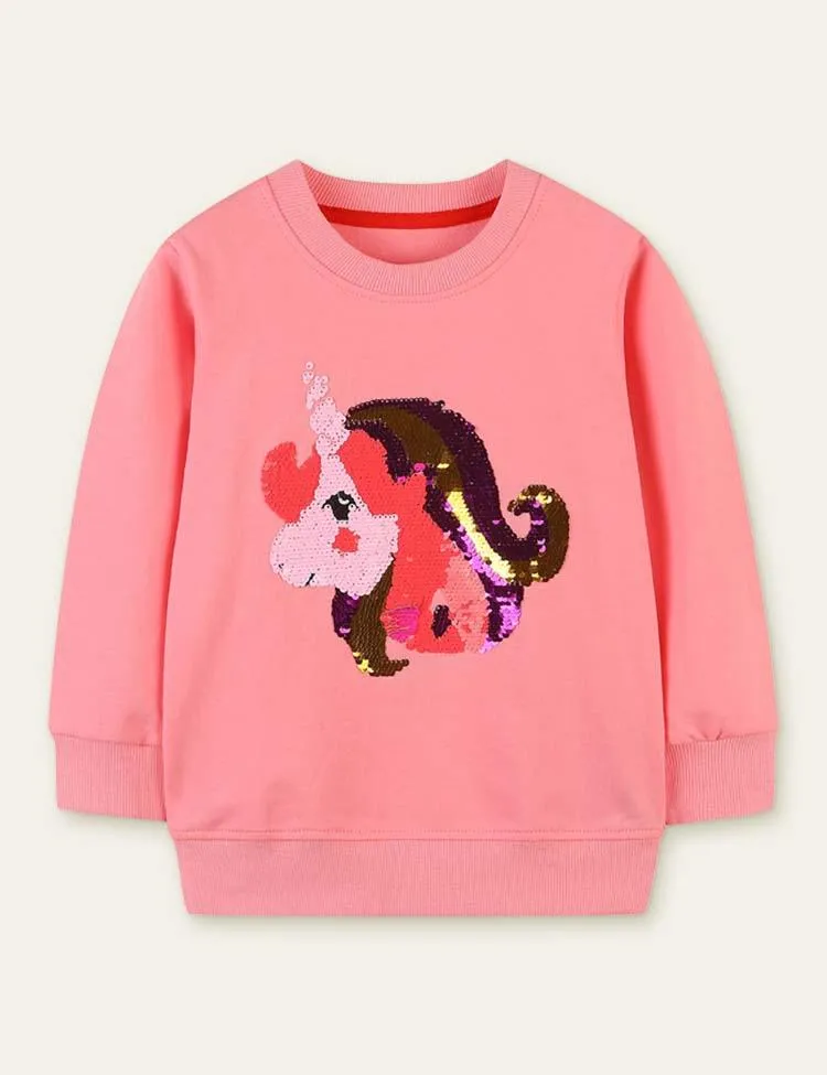 Sequined Unicorn Sweatshirt