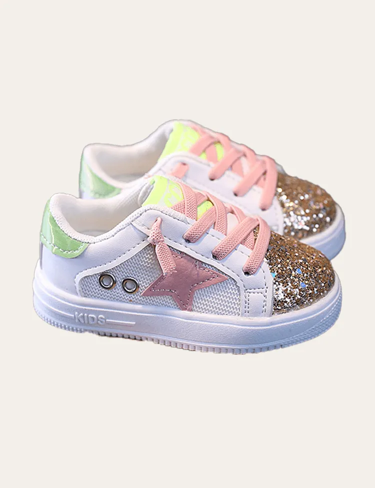 Sequined Star Casual Sneakers - Image 2