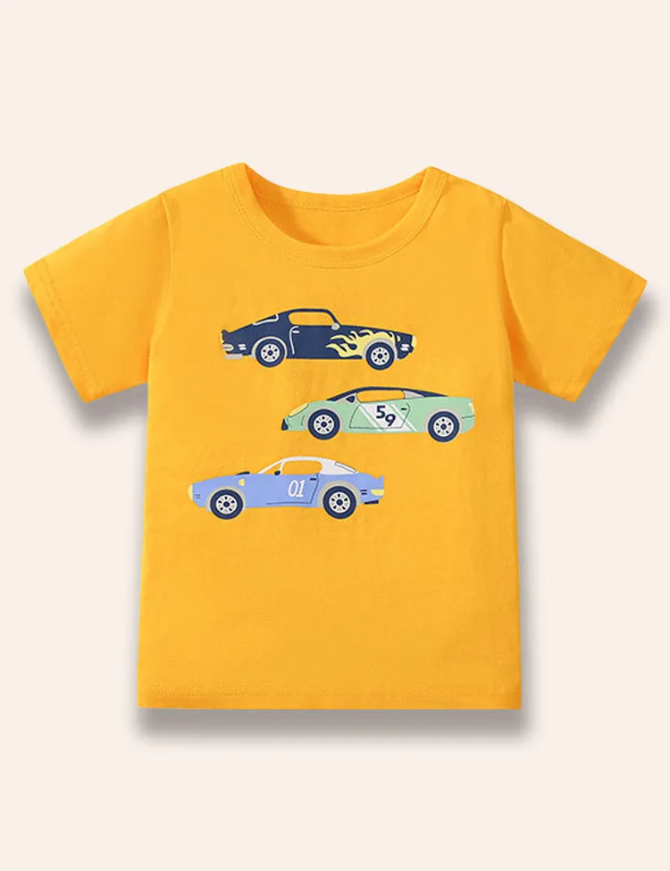 Series Cartoon Animal Printed T-Shirt - Image 4
