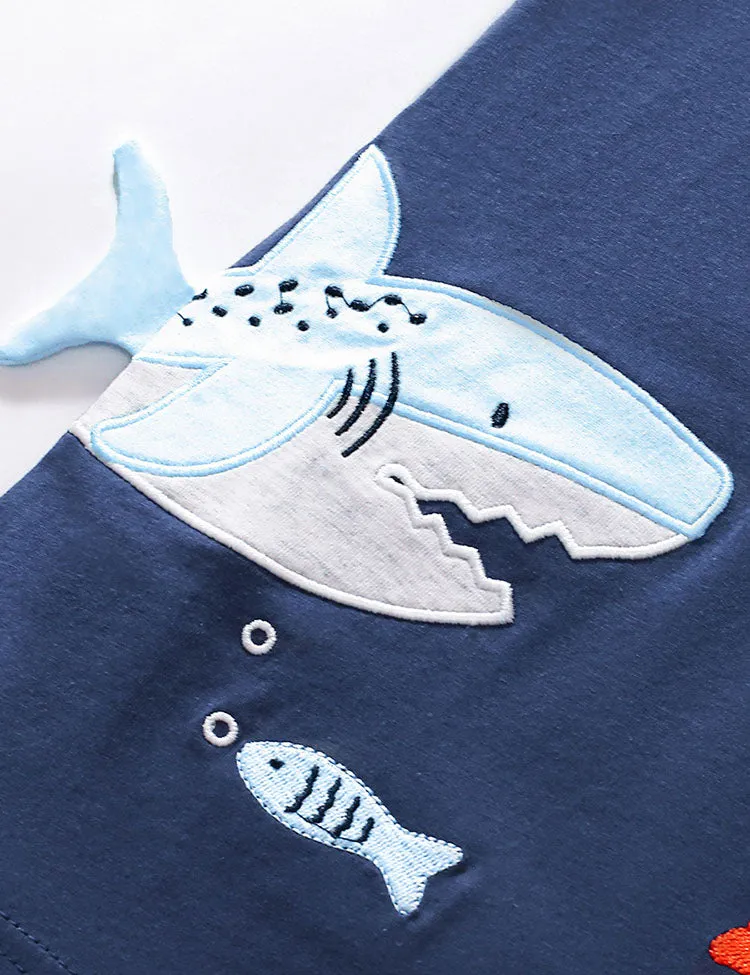 Shark Applique T-Shirt - Image 4