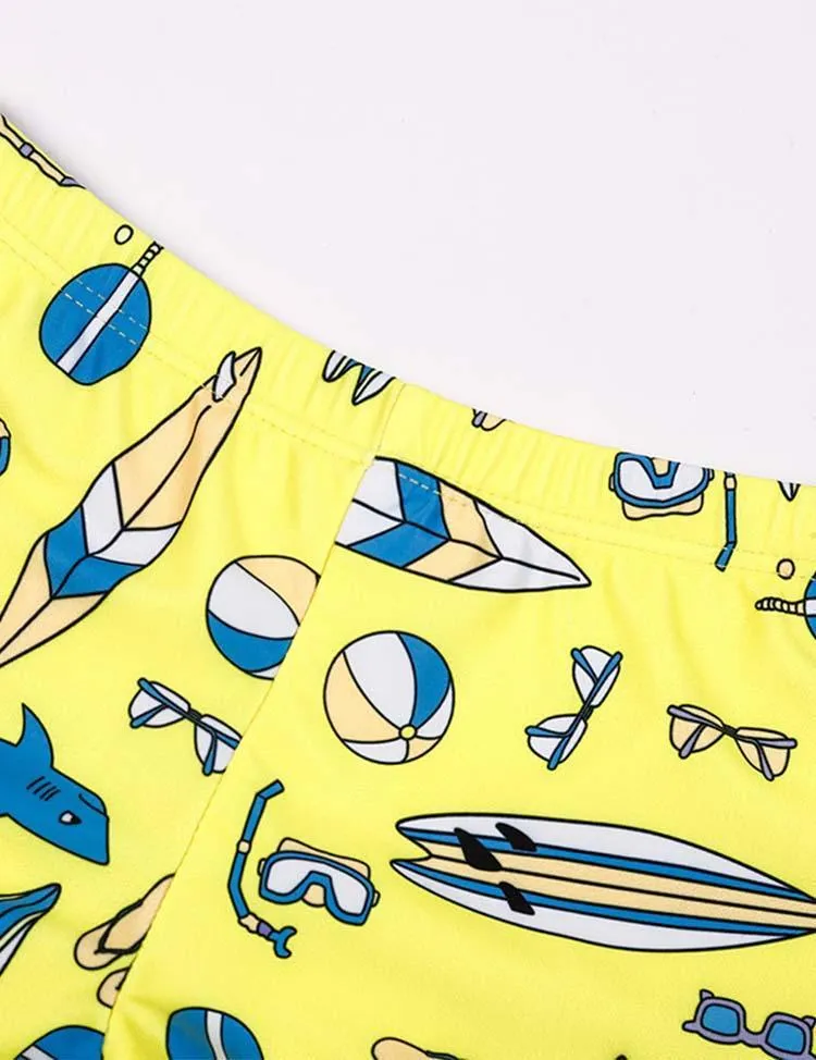 Shark Print Swimming Shorts - Image 3