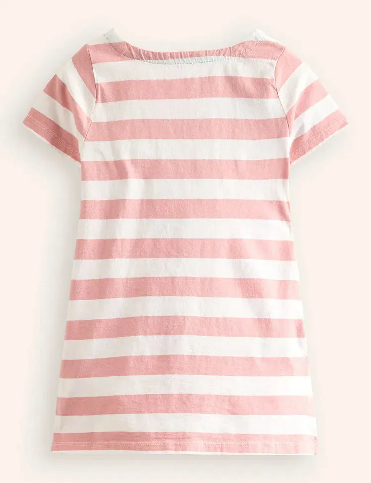 Short Sleeve Appliqué Tunic - Image 2