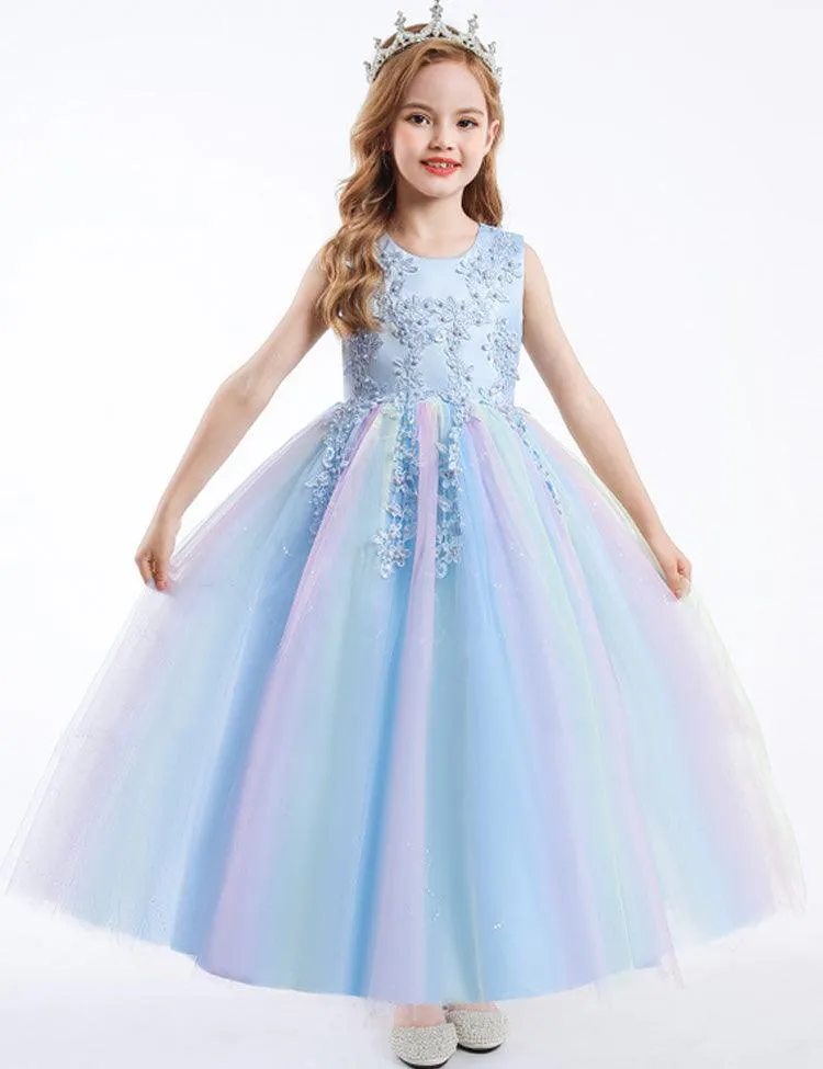 Sleeveless Tulle Party Dress - Image 2