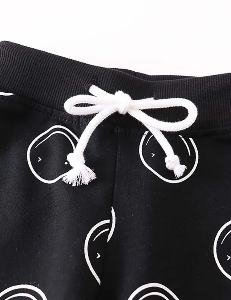 Smiley Printed Sweatpants - Image 3
