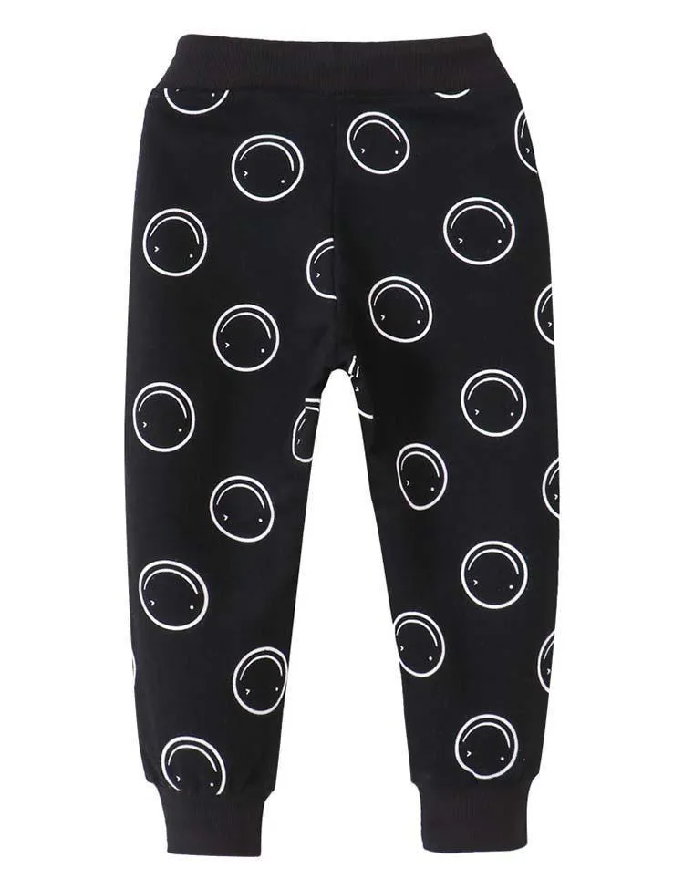 Smiley Printed Sweatpants - Image 2