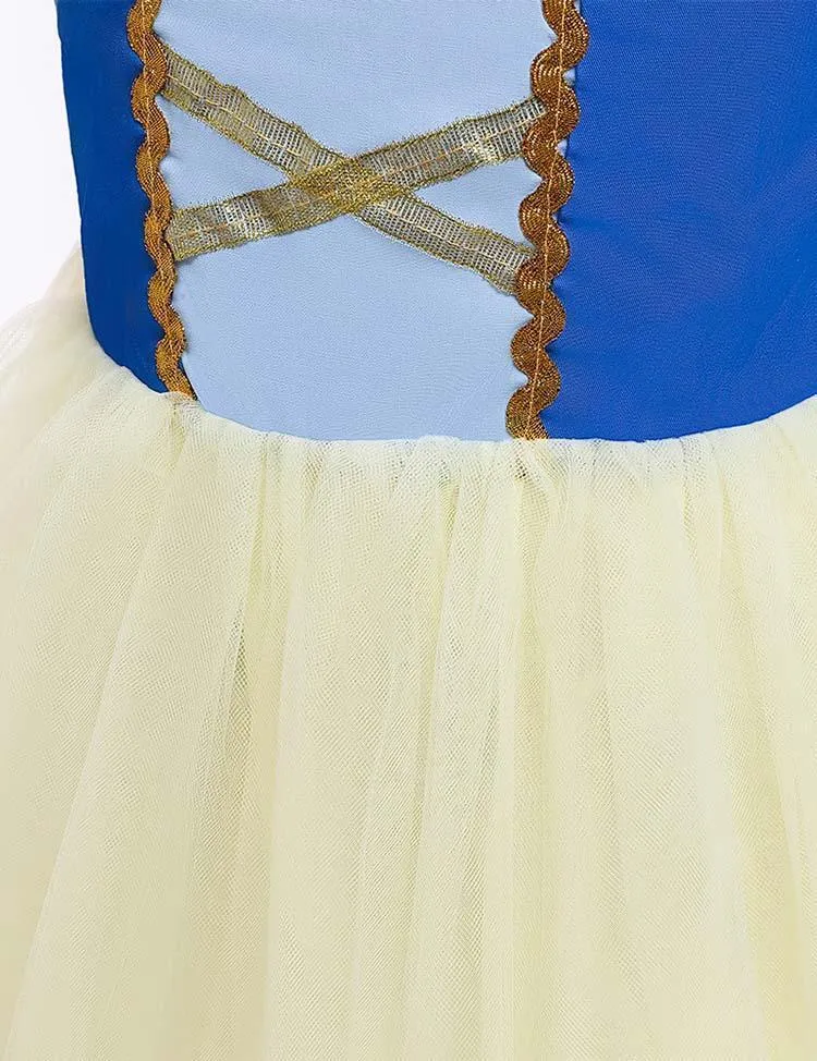 Snow White Mesh Party Dress - Image 4