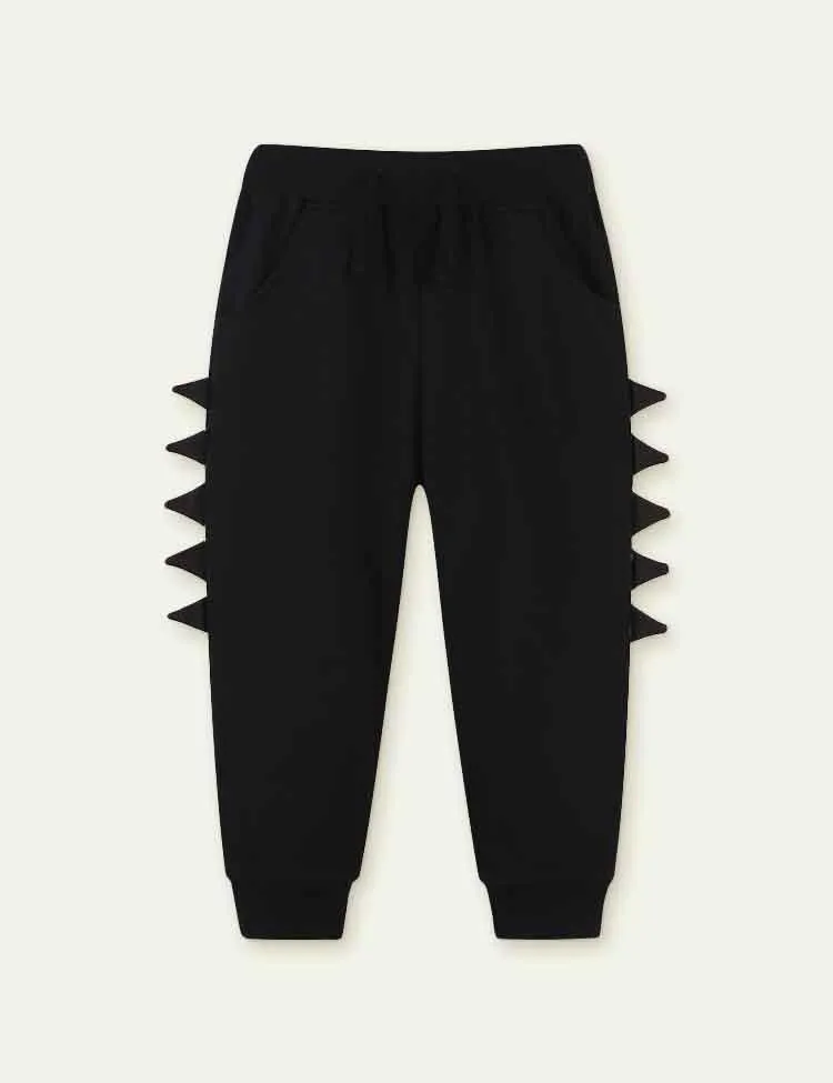 Solid Color Cartoon Loose Casual Pants - Image 3