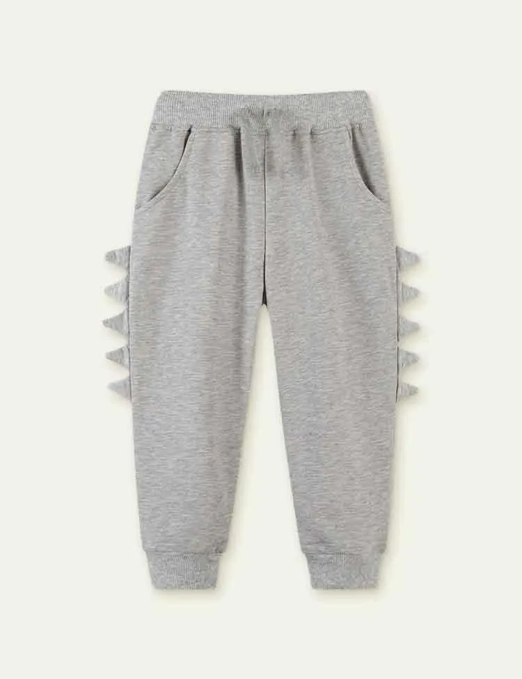Solid Color Cartoon Loose Casual Pants - Image 4
