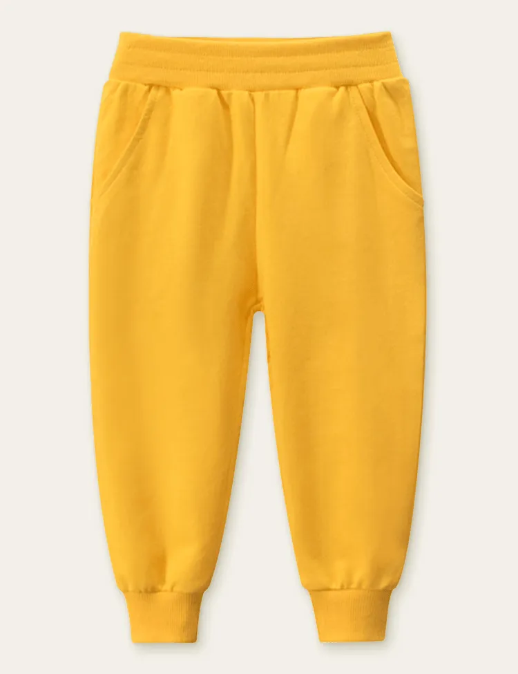 Solid Color Children's Sport Pants - Image 3