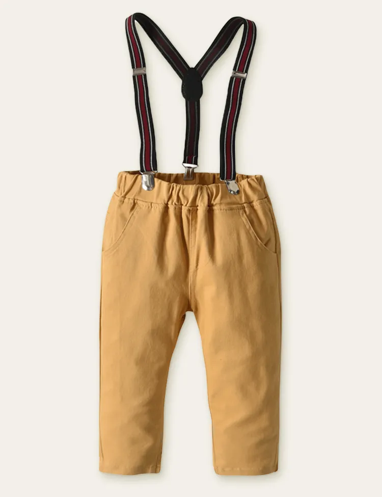 Solid Color Simple Formal Overall