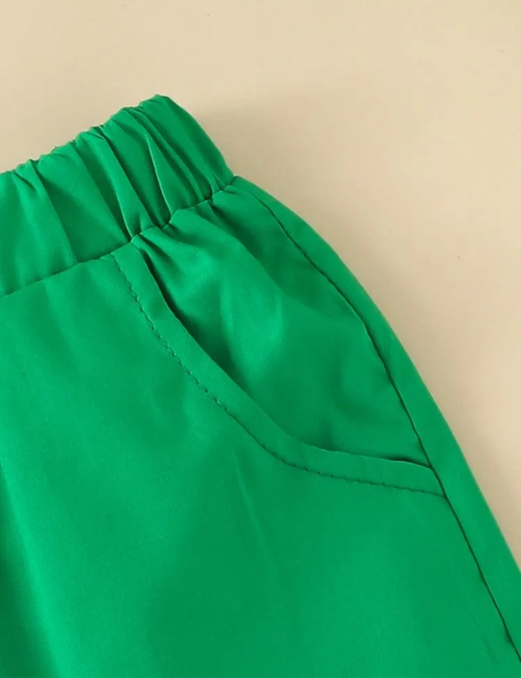 St. Patrick's Day Four Leaf Clover Shirt Set - Image 2