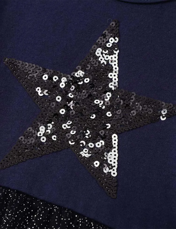 Star Sequin Mesh Dress - Image 4