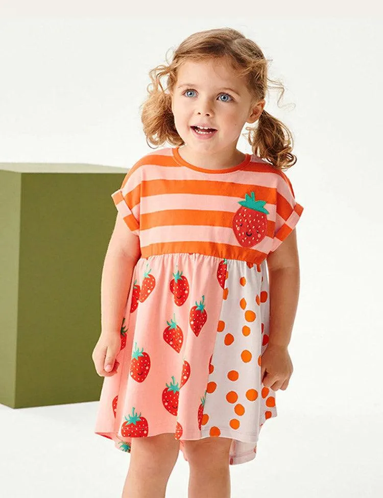 Strawberry Appliqué Dress - Image 2
