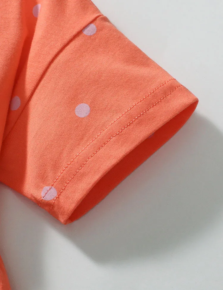 Strawberry Printed Dotted Dress - Image 3