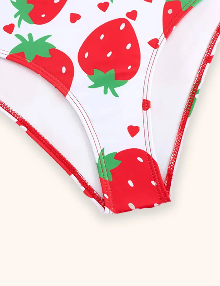 Strawberry Printed Swimsuit - Image 4
