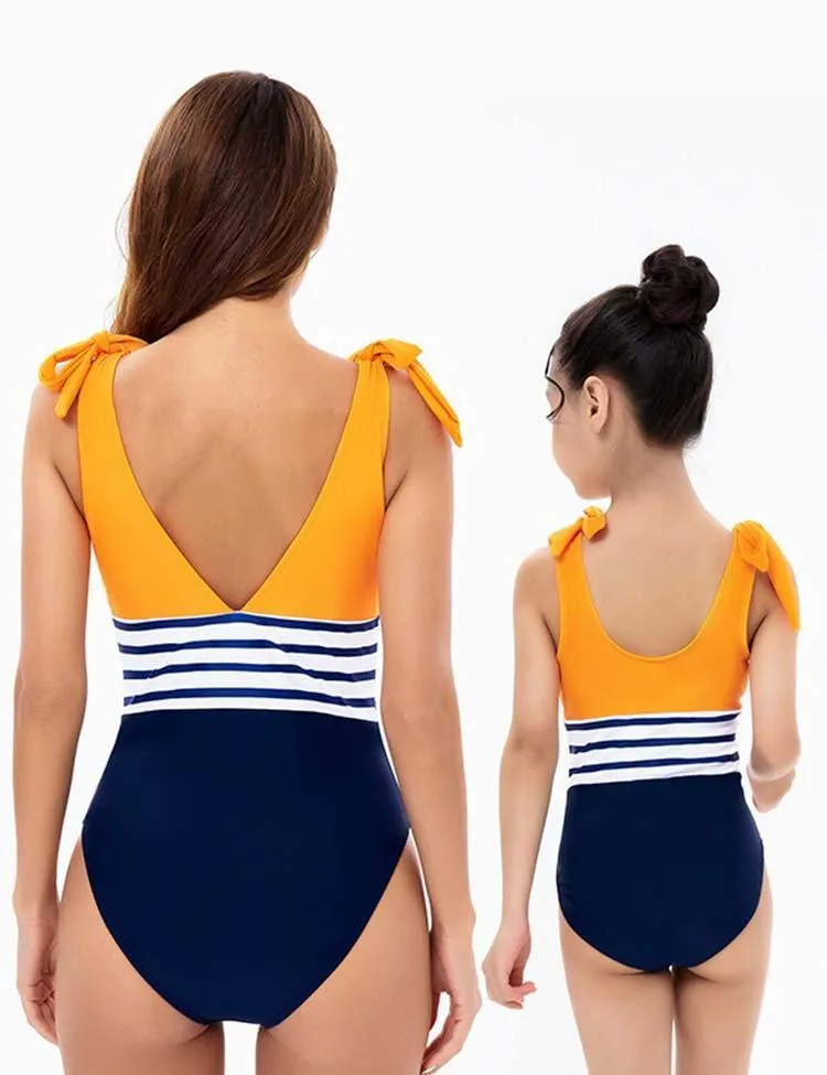 Striped Family Matching Swim Suit - Image 2