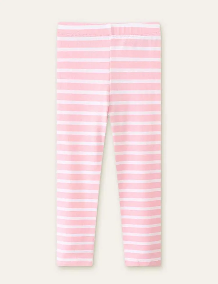 100%Cotton Striped Leggings - Image 5