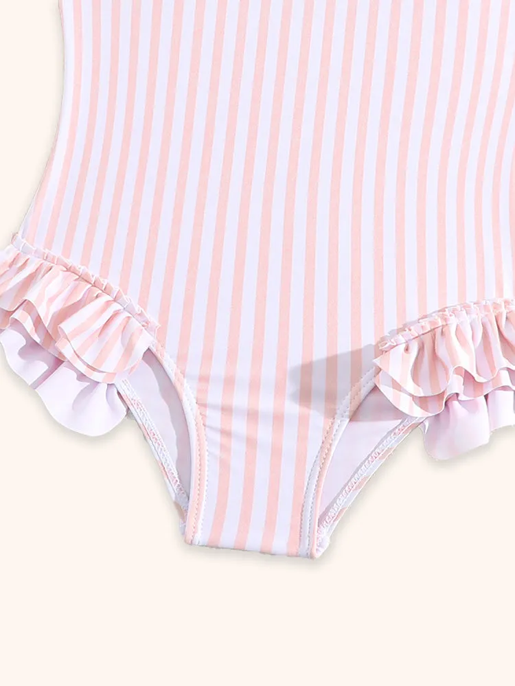 Striped One-piece Swimsuit - Image 4