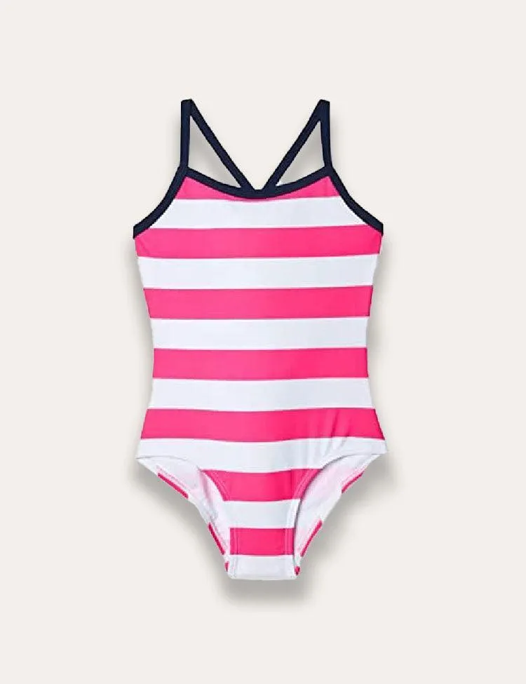 Striped One-piece Swimsuit - Image 3