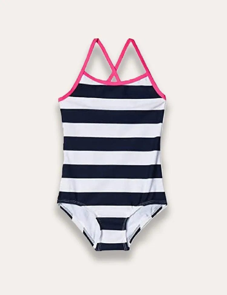 Striped One-piece Swimsuit - Image 4