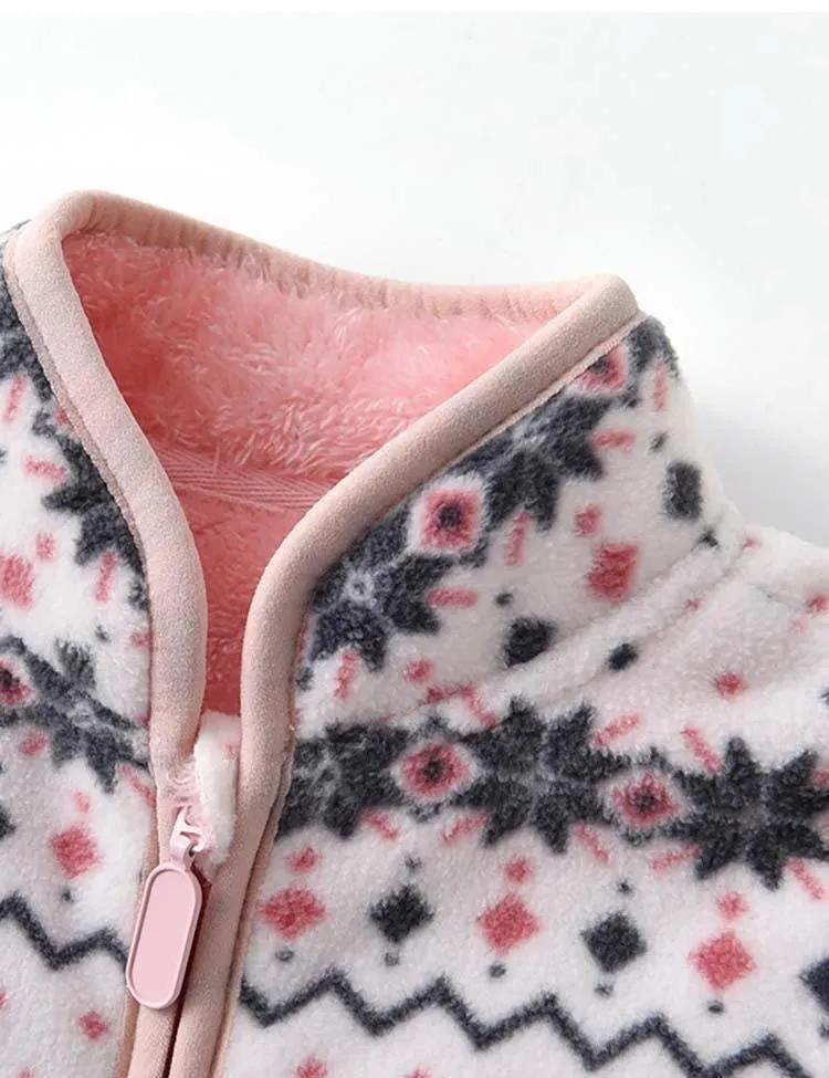 Striped Polar Fleece Jacket - Image 3