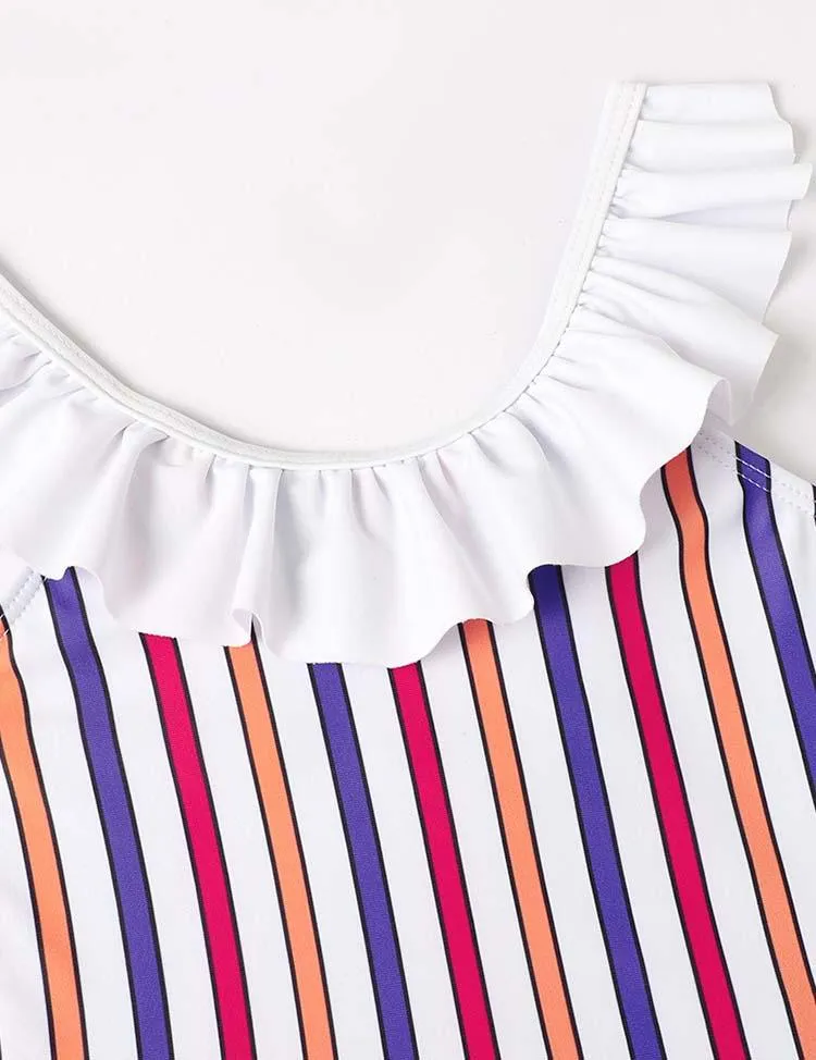 Striped Printed Family Matching Swimsuit - Image 3