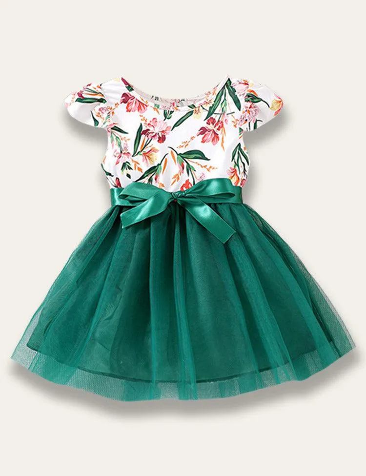 Summer Floral Tulle Dress - Image 3