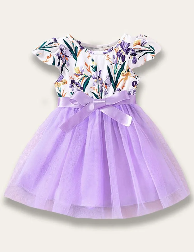 Summer Floral Tulle Dress - Image 4