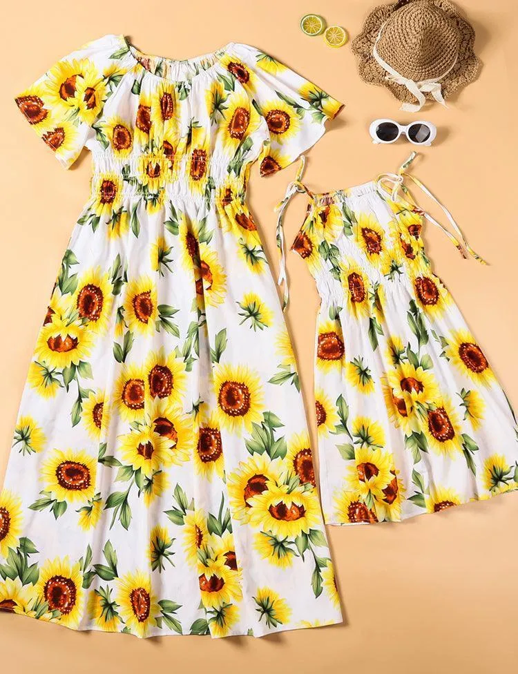 Sunflower Family Matching Dress - Image 4
