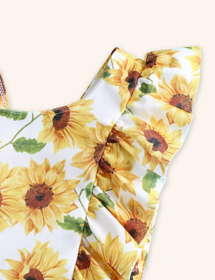 Sunflower Printed One-piece Swimsuit - Image 2