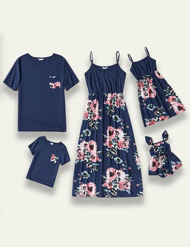 Suspender Printed  Family Matching Dress - Image 2