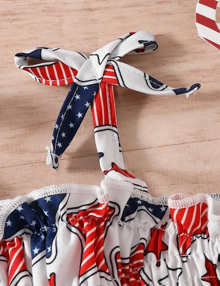 Suspender Star Independence Day Dress - Image 2