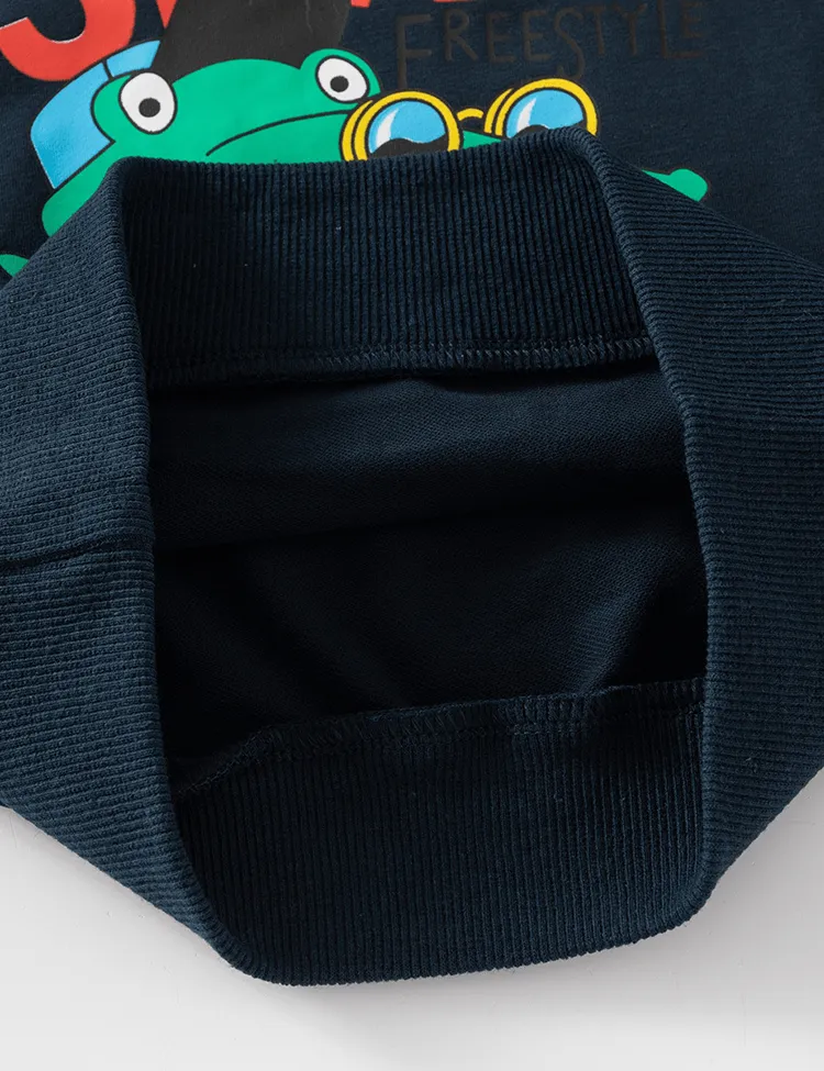 Sven Alligator Printed Hooded Sweatshirt - Image 4