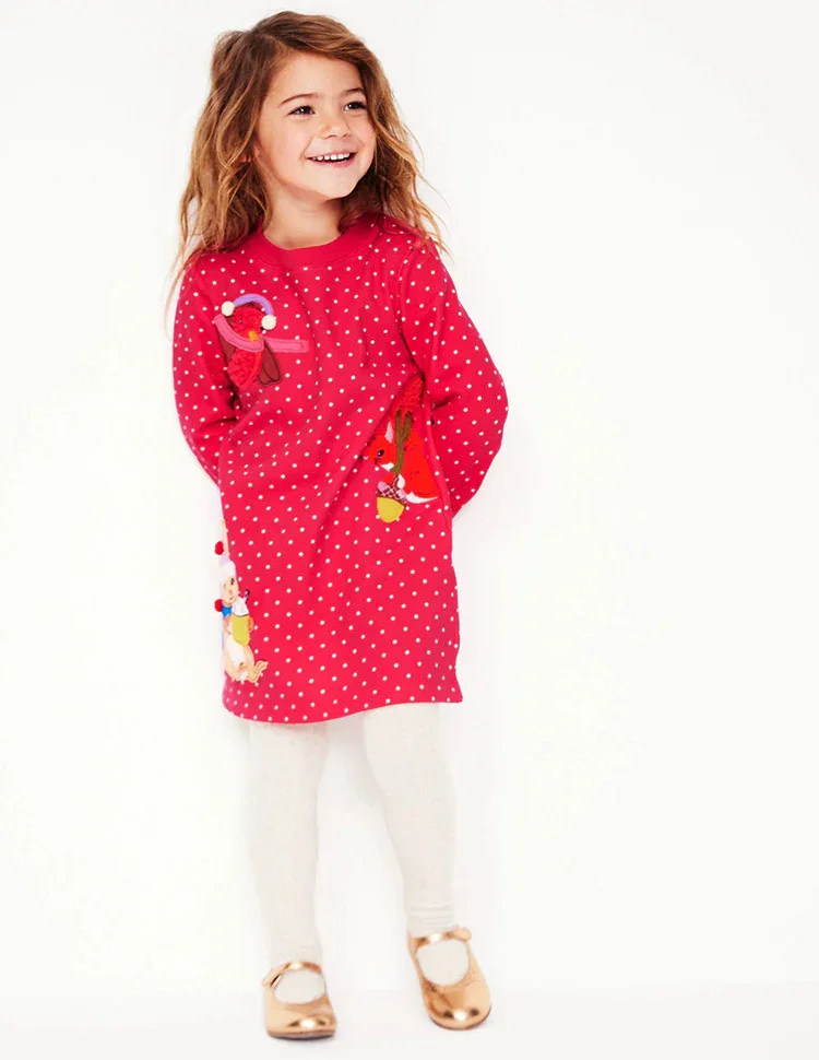 Sweatshirt Appliqué Dress - Image 5
