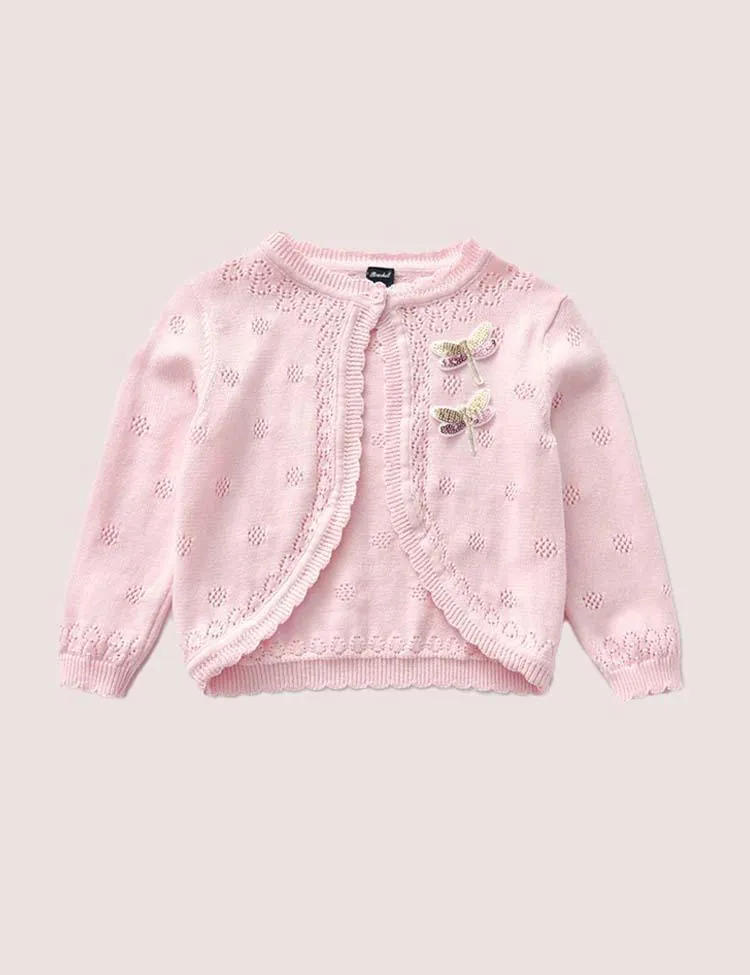 Sweet Round Neck Cardigan