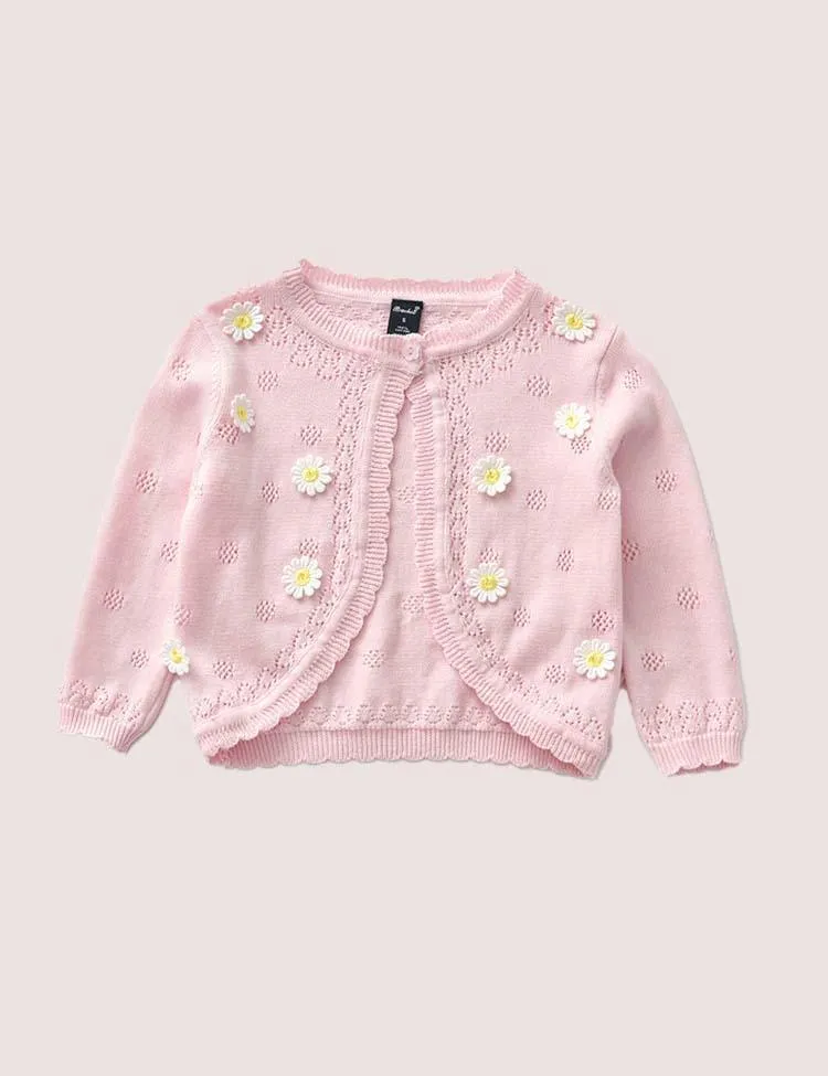Sweet Round Neck Cardigan - Image 4