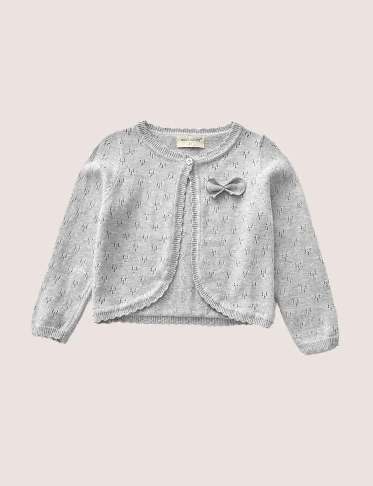 Sweet Round Neck Cardigan - Image 5