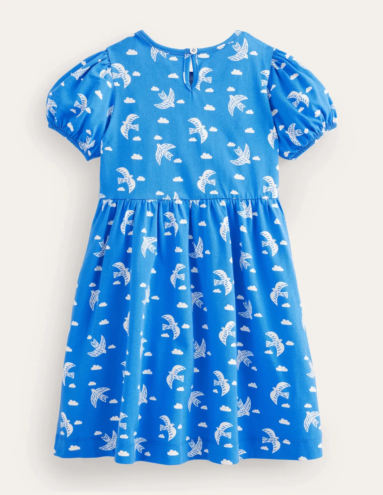 Short-sleeved Fun Jersey Dress - Image 11