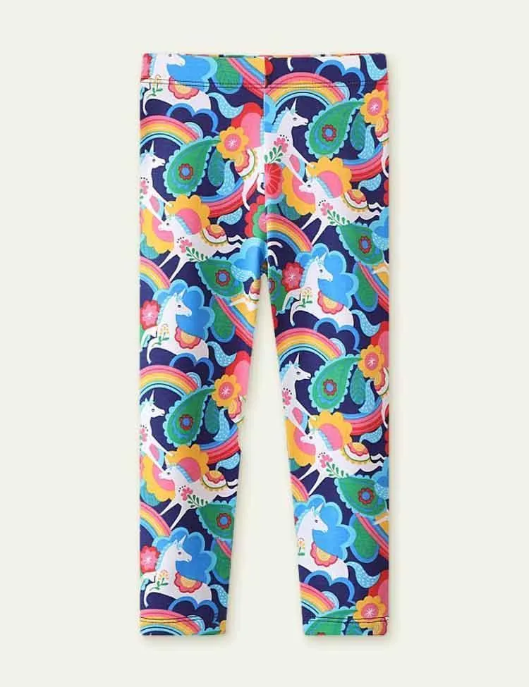 Cotton Printed Leggings - Image 3