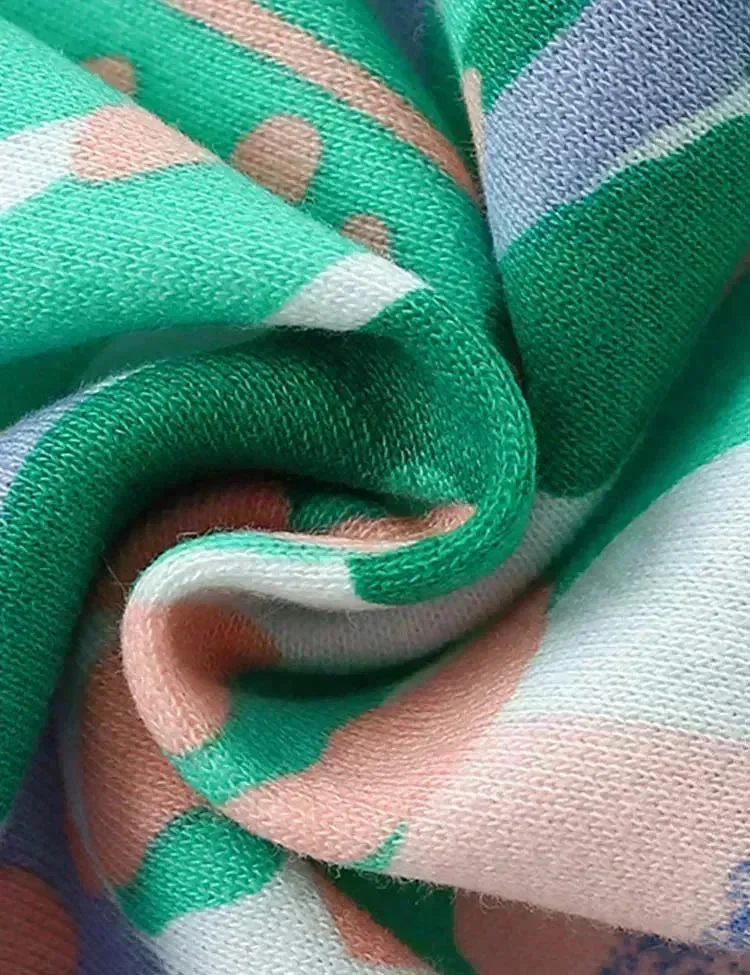 Tropical Leaves Printed Coat - Image 3